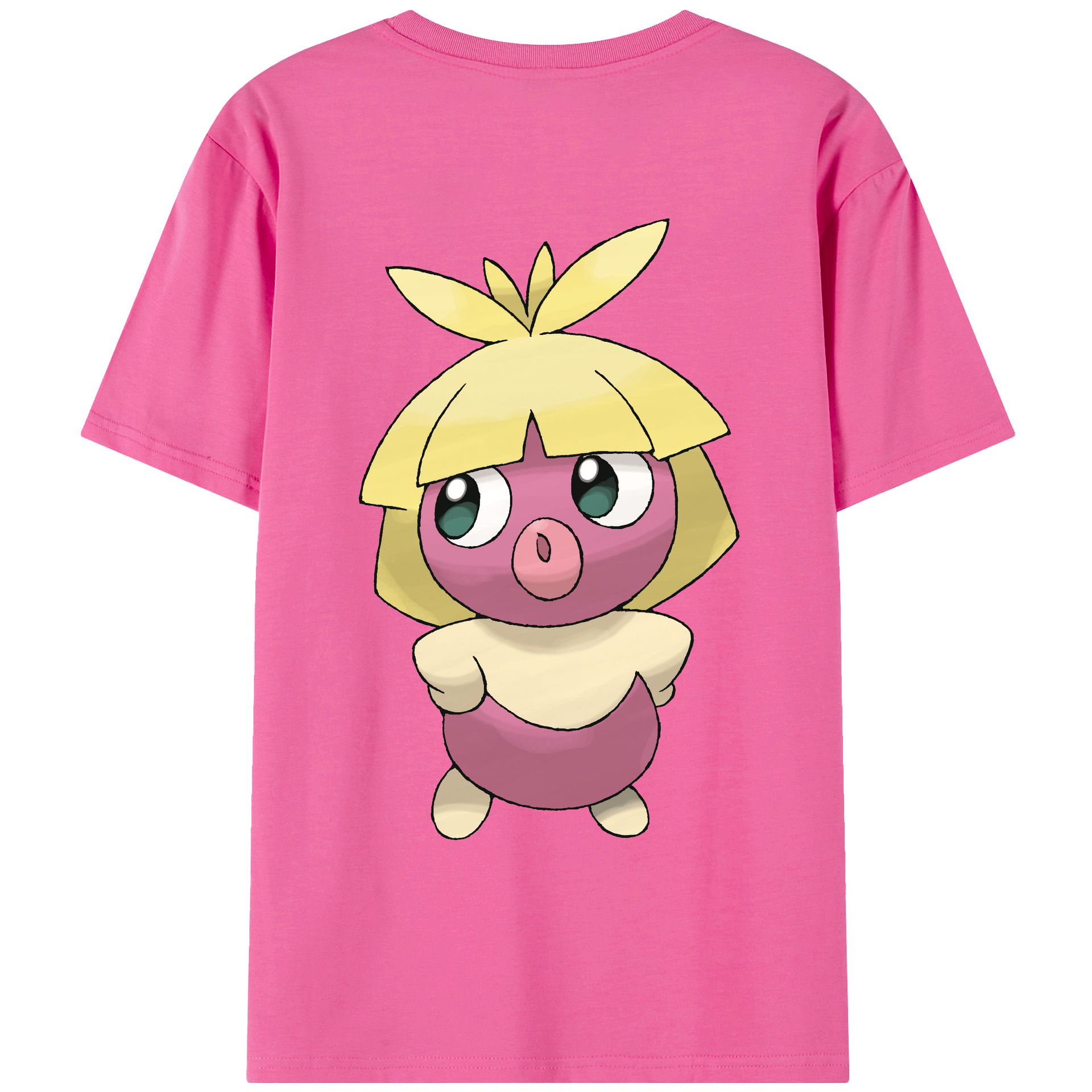 （画像用） ポケットモンスター Pokémon レディース半袖Tシャツ(バックプリント)